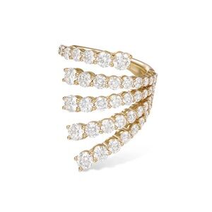 COPY - Melissa Kaye Look- alike Dylan Contemporary Wrap Ring- Custom Made